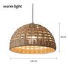 Vine Woven Chandelier Led Suspended Sunshade Light Multifunctional Restaurant Bar Decoration Lamp Lighting for Living Room