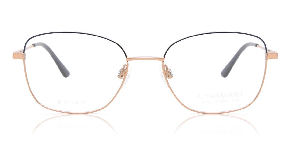 

Charmant 29832 Bl Women Eyeglasses Blue on Gold/52