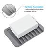 Perfect Innovative Easy To Clean High Quality Silicone Self Draining Soap Dish Compact And Soap Holder Bathroom Accessories