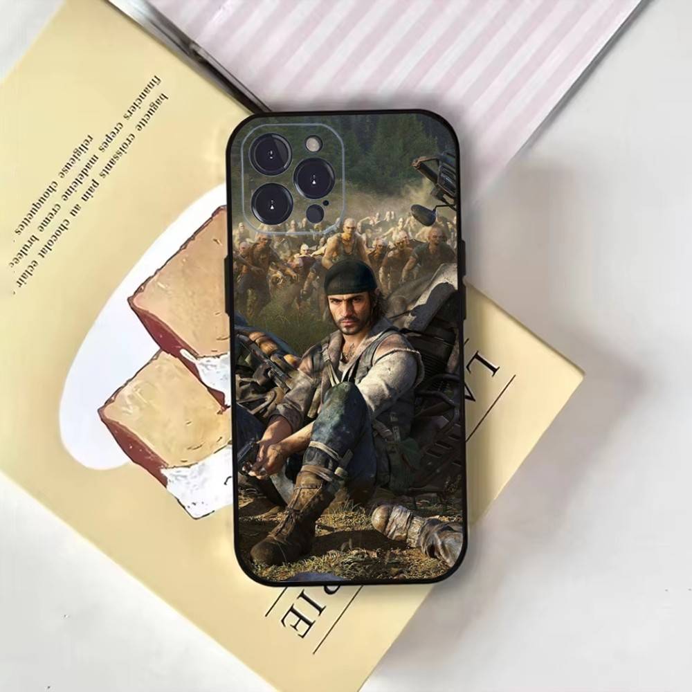 Game D-Days Gone Phone Case For iPhone17,16,15,14,13,12,11 Plus,Pro Max,Soft Black Cover