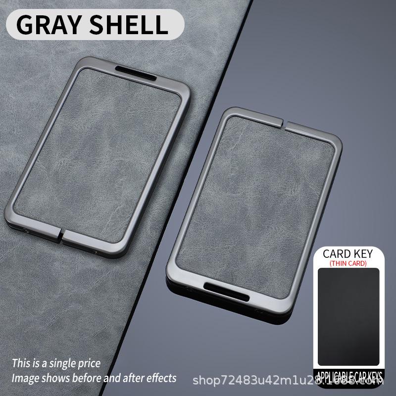 

2024 Xiaomi SU7 NFC Speed 7 Car Key Holder - Metal Protective Shell with Buckle Set