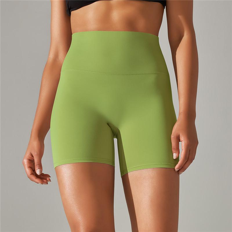 Auroth Sexy Elastic Yoga Shorts Women Biker Sports Shorts High Waist Fitness Workout Shorts