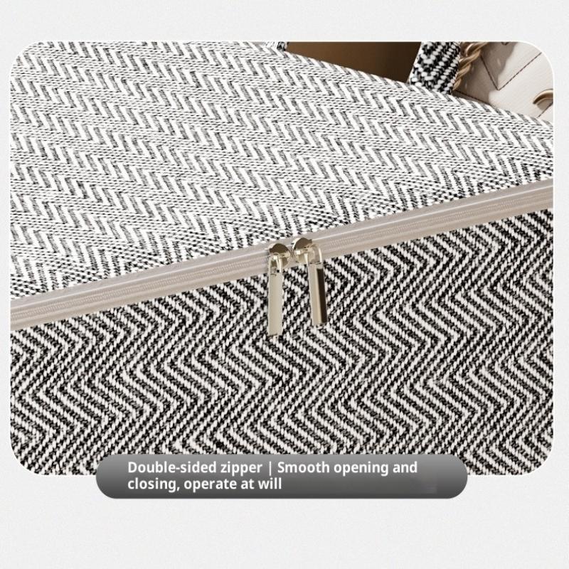 220L Große Größe Kleideraufbewahrungsbox mit Deckel Großer Wäschekorb Organizer Tasche für Baby Faltbar