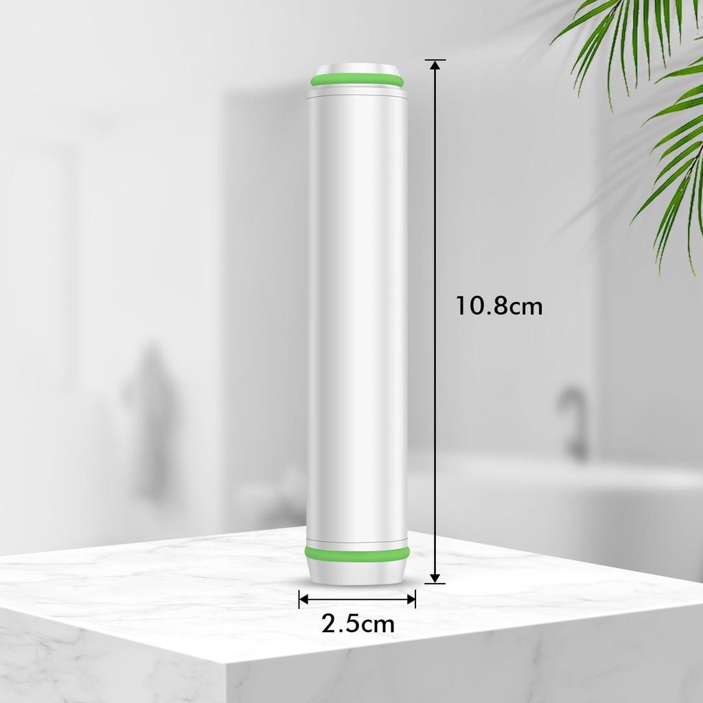 MEKO Set of 2 15 Layer Filter Shower Head Filter Chlorine Removal Skin Care Dirt Removal Replacement Cartridge