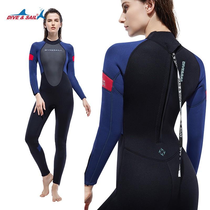 Diving Suit Men's Thick One-piece 3MM Women's Snorkeling Surfing Jellyfish Cold-proof Swimsuit