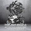 For 2025 CFMOTO 450SRS - Carbon Fiber Protection Sticker Anti-Scratch Stylish Residue-Free Motorcycle Decor