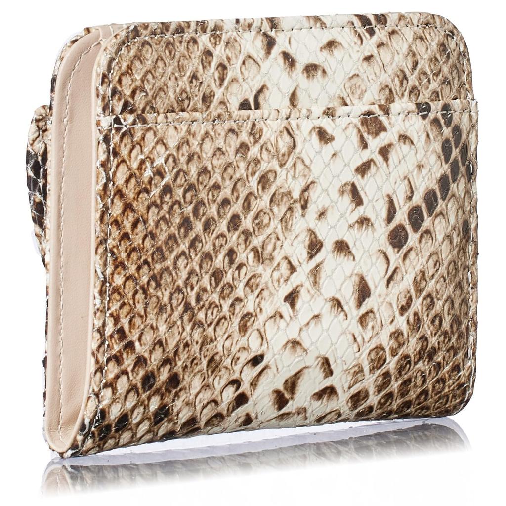 Align Made In Italy by Atema Cowhide Anaconda Diamantina BOX Coin Purse Bifold Wallet Elegant Python Embossed Money Luck Increase Present Gift Box