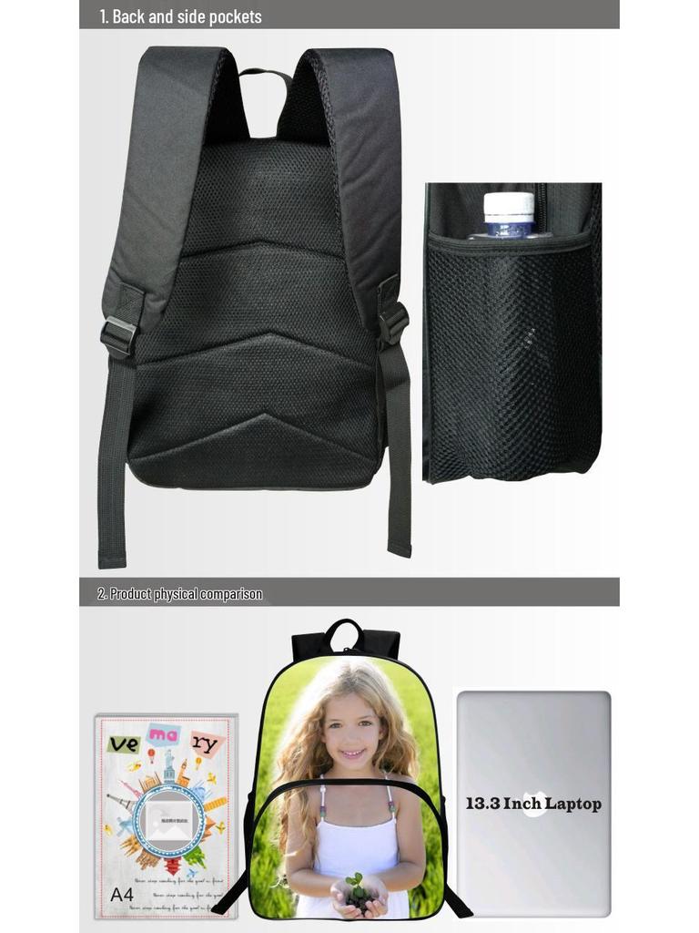 2021 Dinosaur Print Backpack for Boys - Primary School Children's Backpack