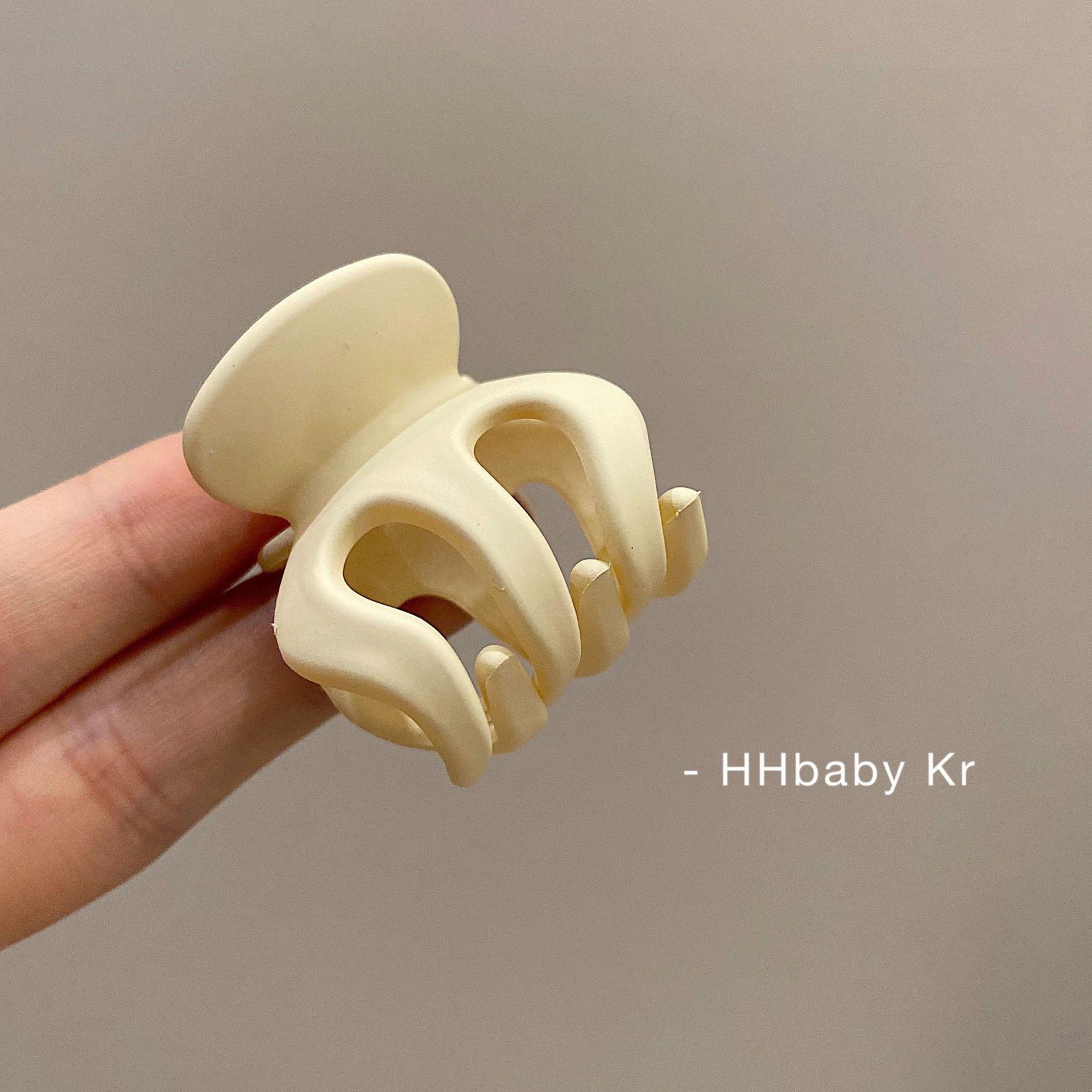 

Заколка для волос матовая однотонная: Корейский стиль, объемный хвост, модный головной убор.