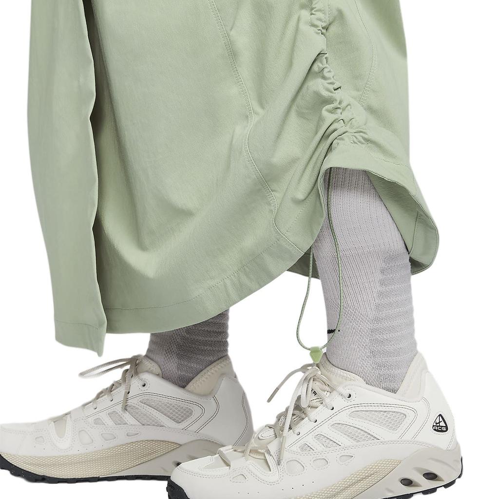 Nike ACG Snowgrass Logo Tinta Unita Midi Gonna Casual Donna Gonne Verde Orizzonte Bianco Montagna FV7322-370