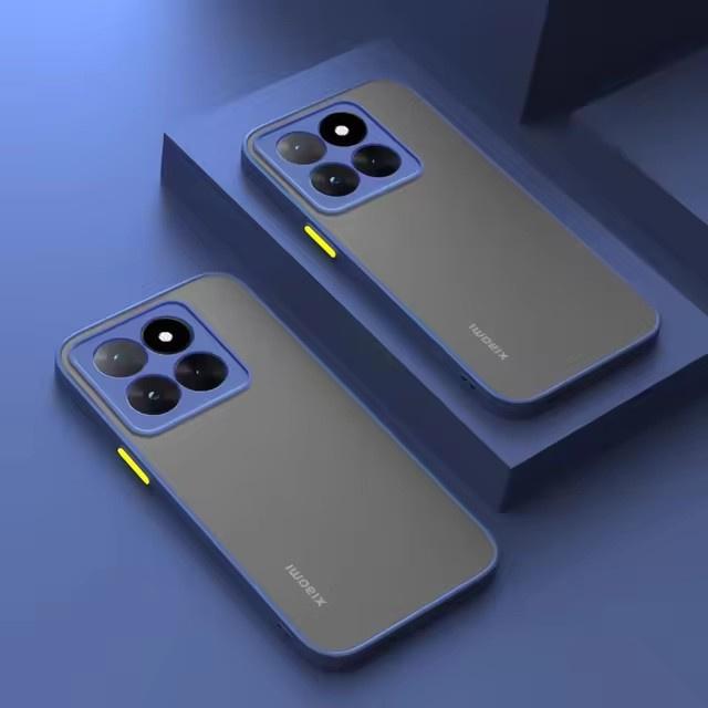 Shockproof Armor Case For Xiaomi Mi 14T 15T 13T 11T 12T Pro Funda For Mi 13 14 12 11 Lite 5G Matte Bumper Protection Phone Cover