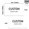 200pcs, Custom Business Cards/Cards, Business Cards, Desktop Business Cards, Thank You Cards, Business Cards, Waterproof Surface
