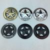 TEXAS Fünfzackiger Stern Metall Autoemblem – Ideal für WWII Jeep Geländewagenmodifikationen