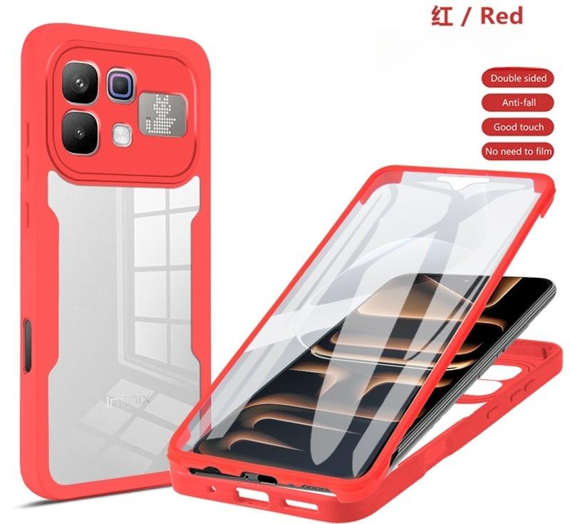 

Fundas For Infinix Note 60 Pro Note Edge 5G INFINIX Smart 20 4G Hot 60 Pro + 60i 360 Full Body Screen Protector Transparent Case Infinix Note 60