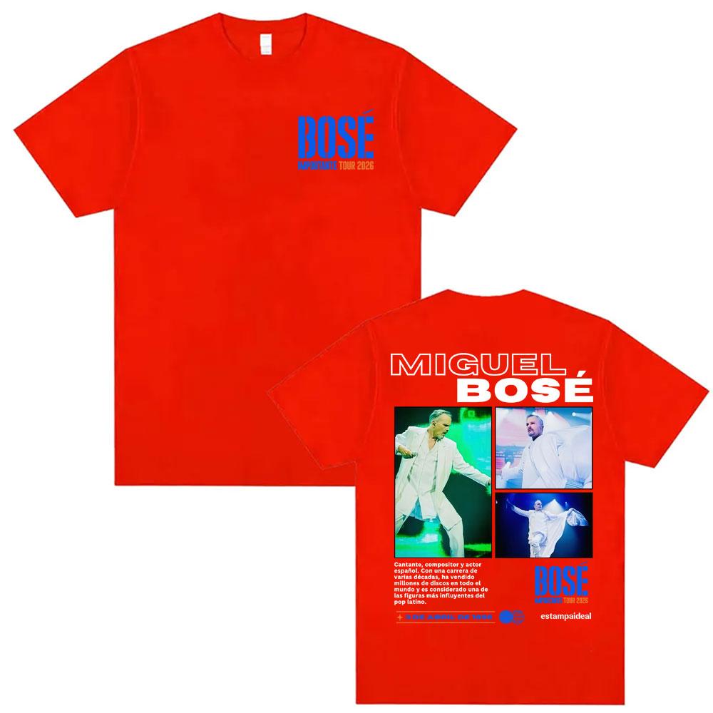 Miguel Bose Importante Tour Graphic Tshirt Unisex Women Harajuku Hip Hop Punk Style T Shirts Casual Cotton Oversized YK Top