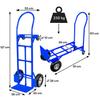 Mega-M 2in1 Miller Warehouse Trolley, Blue, 250kg, N Carton