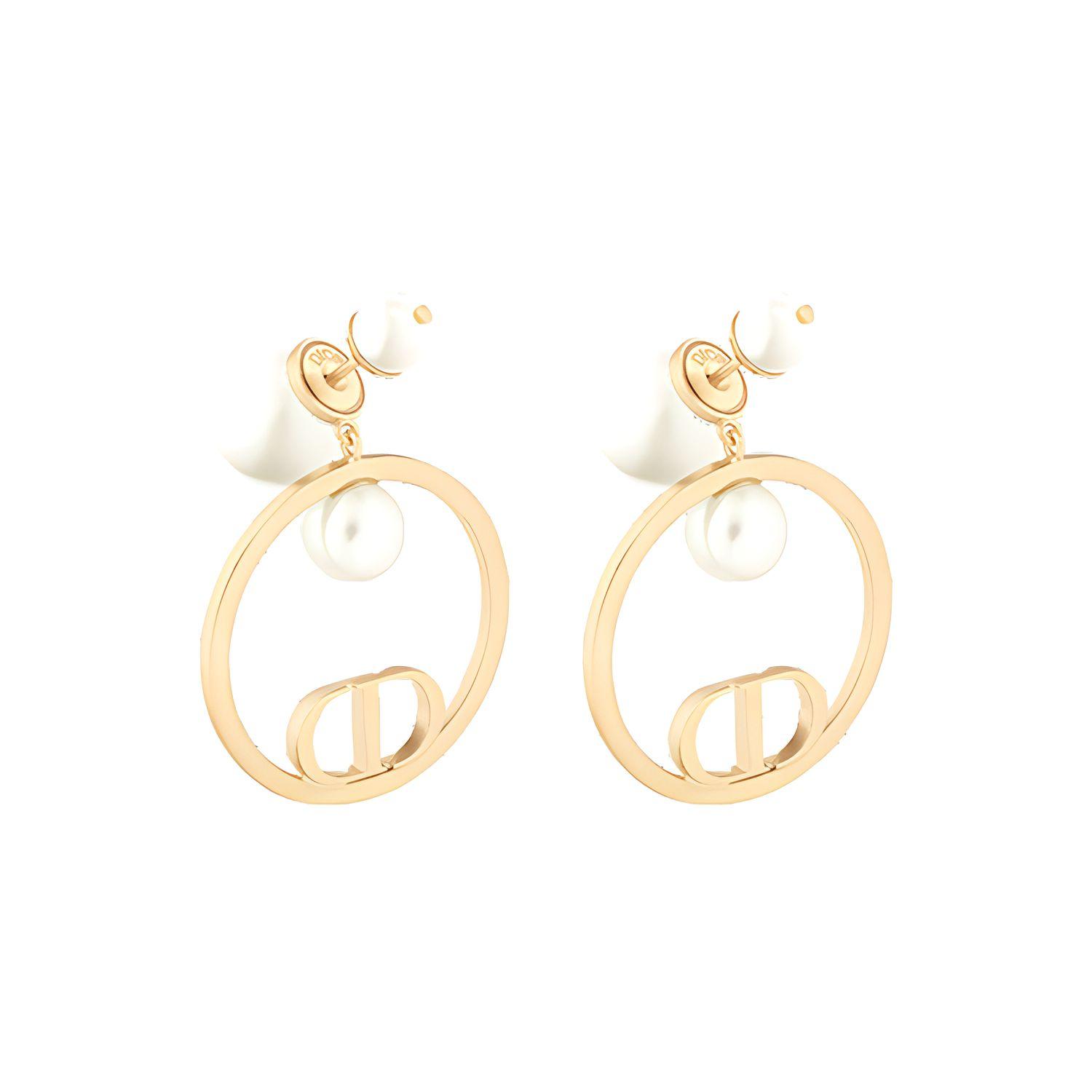 

Металеві сережки Dior Tribales Жіночі сережки E1674TRIRS-D301 Gold,F