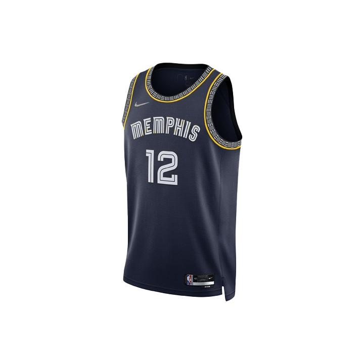 Nike NBA Memphis Grizzlies Morant City Edition Swingman Jersey Navy Men Streetwear DB4033-419