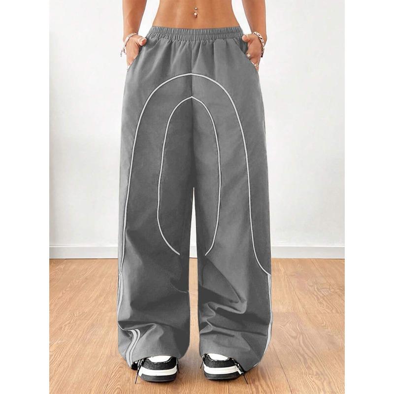 VEZFAA Women's Fashion Casual High Waist Trousers Pants & Capris