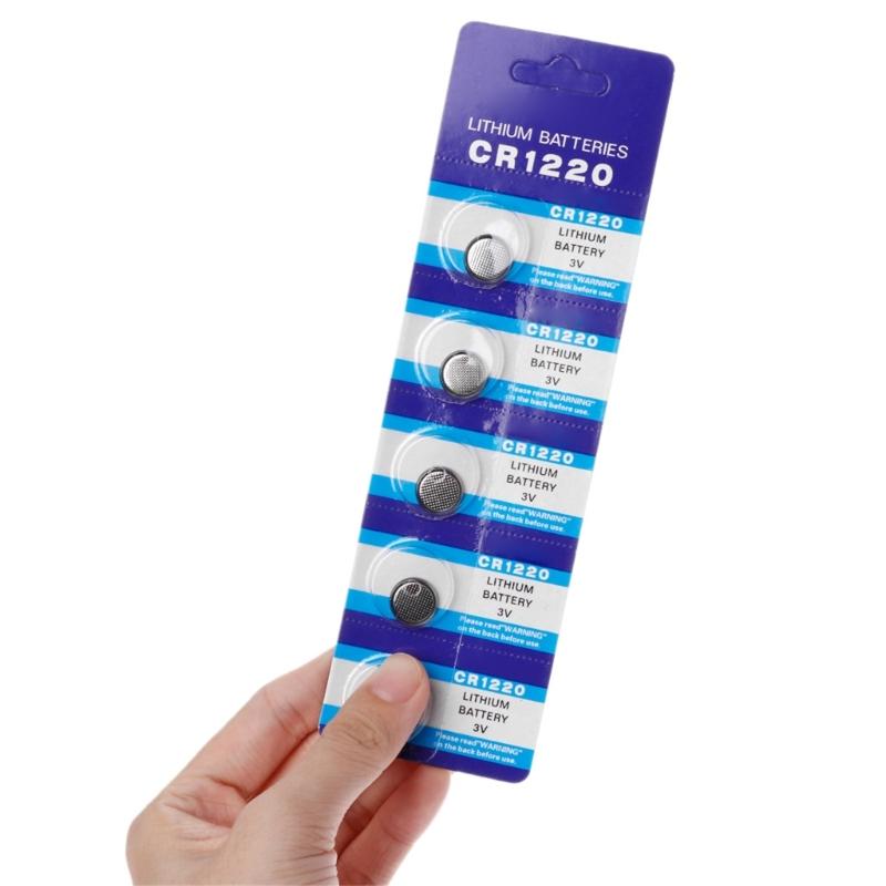 Baterias CR1220 Baterias tipo moeda para chaves de carro Solução de energia confiável e eficiente adequada para pequenos eletrônicos