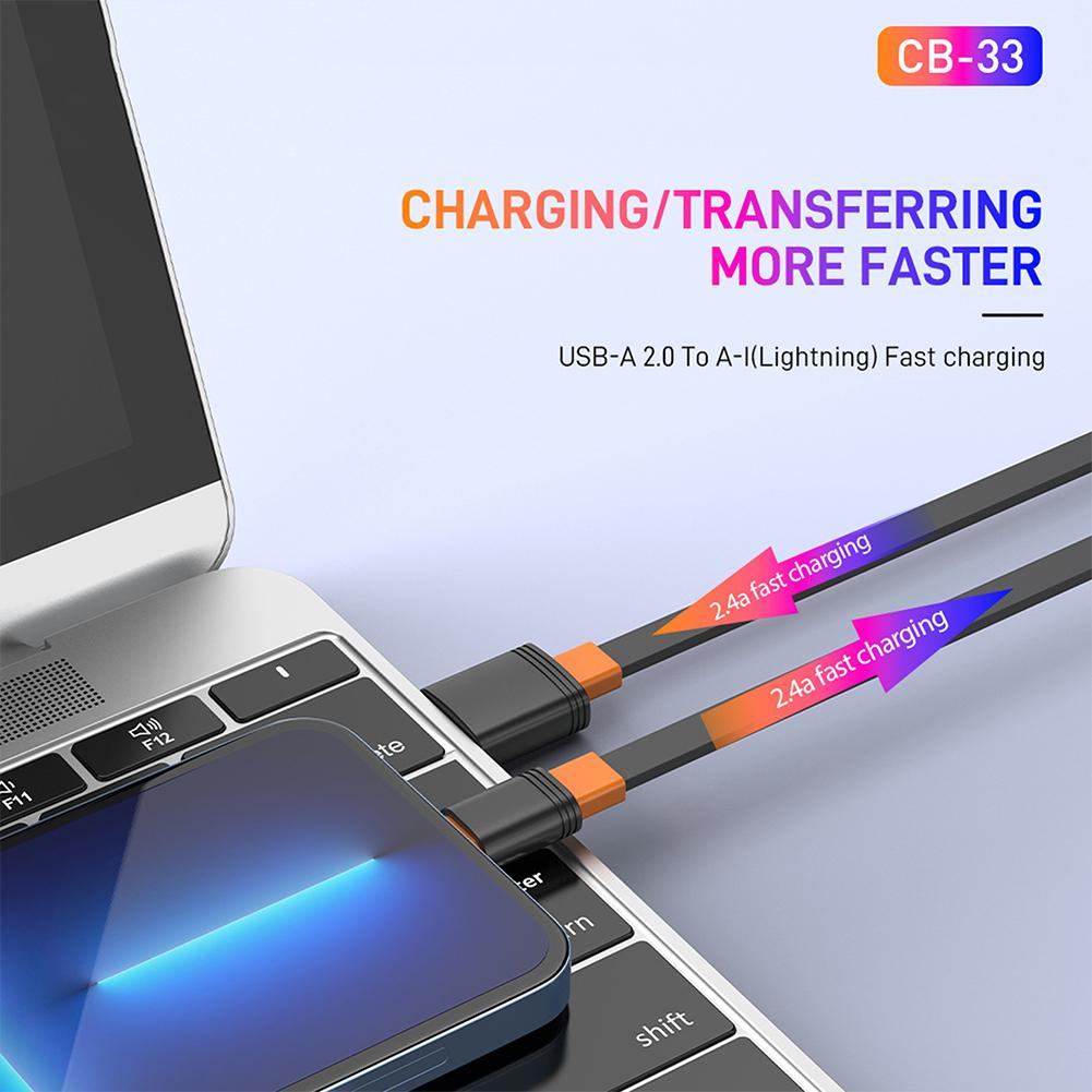 CB33 USB-A Cable USB-A To Type-C A-l Micro Charging Cable 3A Fast Charge Cable For Hard Drive PD Docking Station Cell Phone