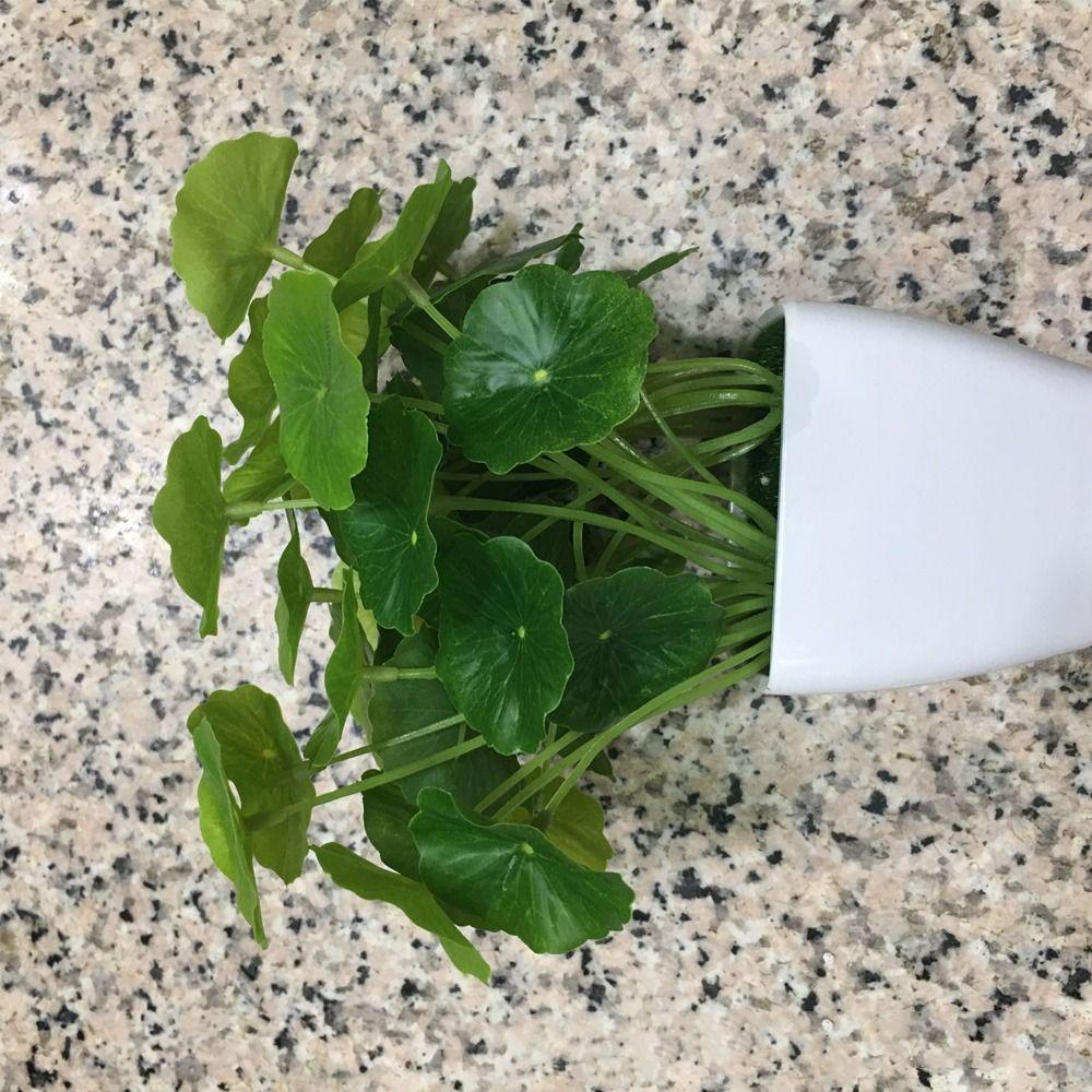 9 Heads Artificial Lotus Leaf Small Fake Plants Simulation Money Grass  Wedding Party