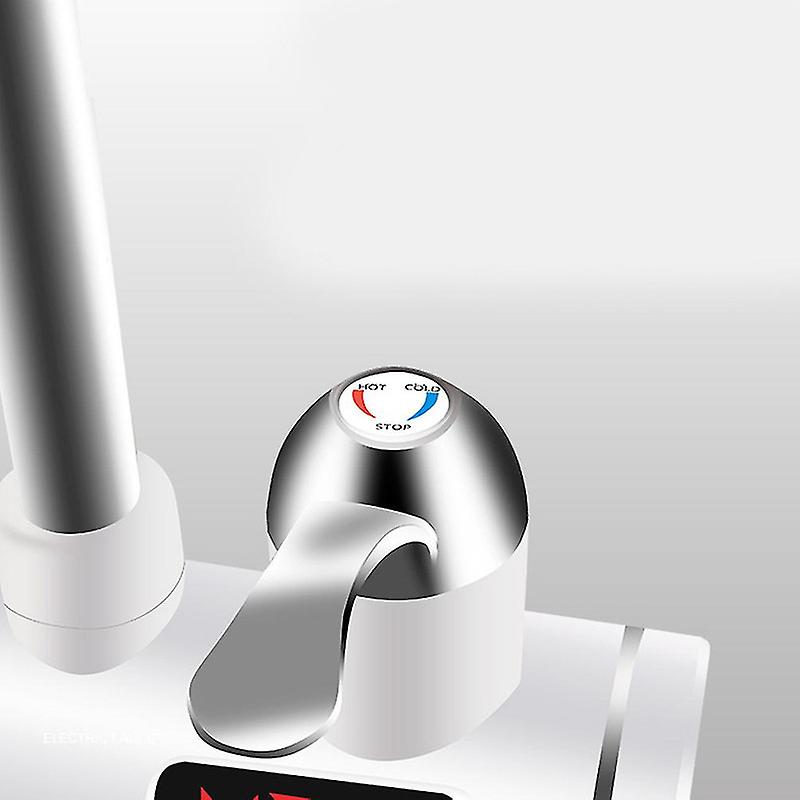 360 Degree Electric Water Heater Faucet Kitchen Fast Heating LED Brand New