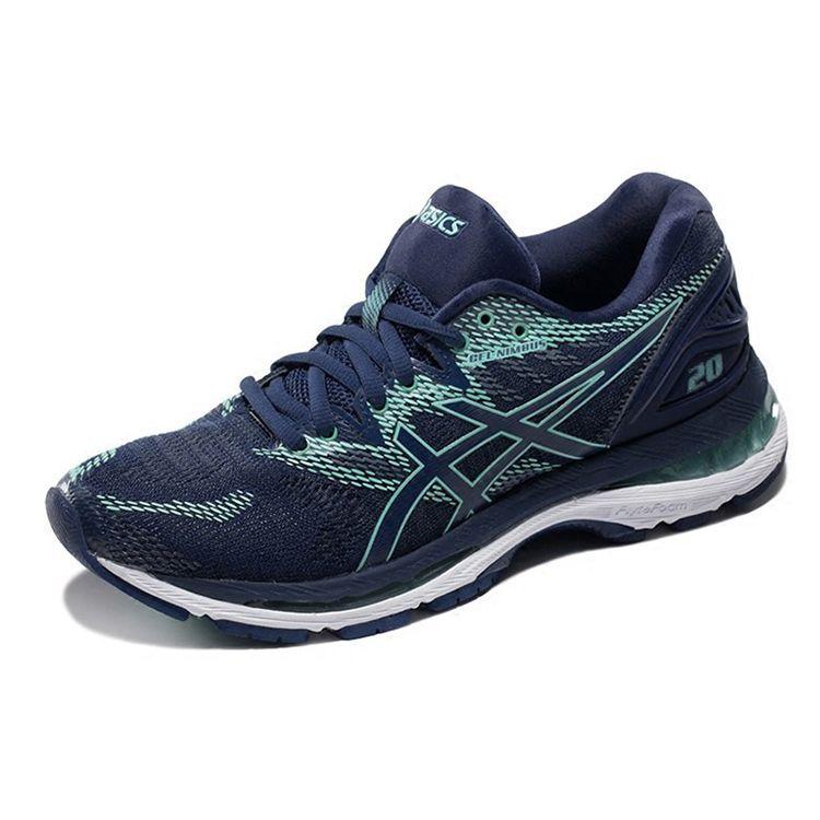 Asics Gel Nimbus 20 Indigo Blue Opal Green Women Sneakers T851N-4949