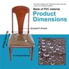 M-Modern-PVC Dinning Chair Covers Protectors Transparent PVC Dinning Chair Chair Cover Protector