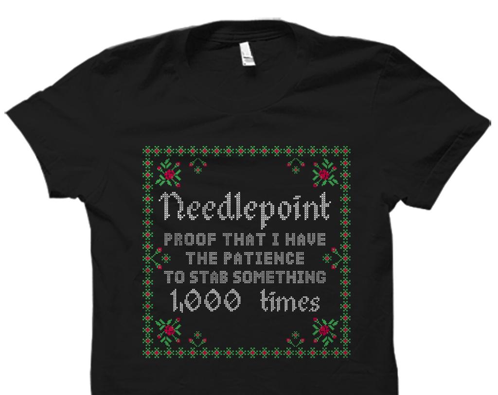 Needlepoint Shirt. Cross Stitch Shirt. Cross Stitch Gift. Cross Stitching Shirt. Cross Stitching Gift. Needlepoint Gift Cross Stitch #OS2446