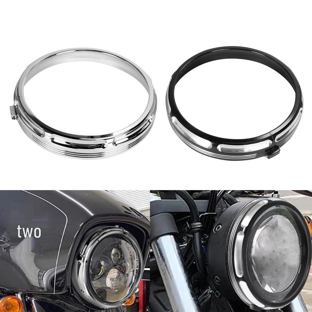 Harley Motorcycle 7" Modified Headlight Lampshade Decoration Cover