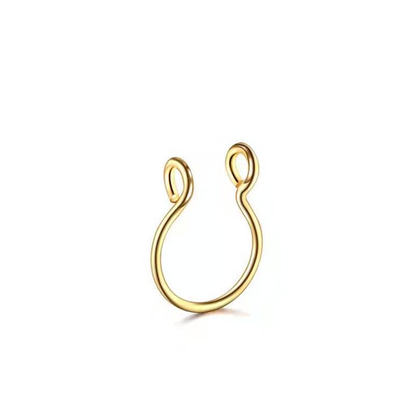 European & American Fashion: Fake Nose Rings & Studs - Non-Piercing Jewelry & Versatile Ear Clips