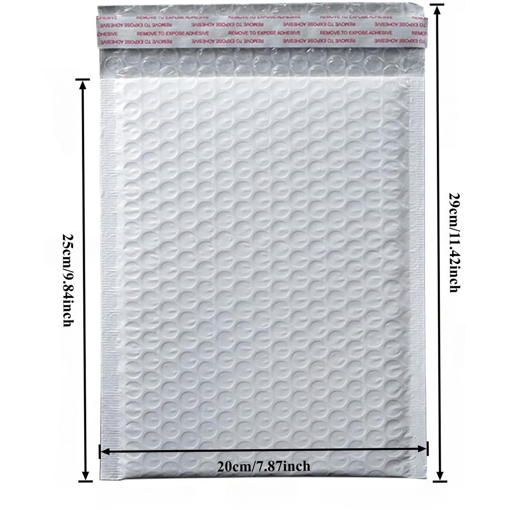 12-25 Pack Bubble Mailers Shockproof - Self-Seal Lightweight Padded Envelopes for Safe Shipping Jewelry, Phones, Gifts & Fragile Items