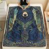1 Stück Wunderschöne Flanelldecke mit Tierprint, Hohe Qualität, Bequem für alle Jahreszeiten, Heimdekoration, Wärme und Komfort, Perfekt für Weihnachtsgeschenke
