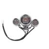 Motorcycle Instrument Digital Tachometer Speedometer Odometer Meter Motorbike Voltmeter Fuel Gauge Kit Fits for Universal