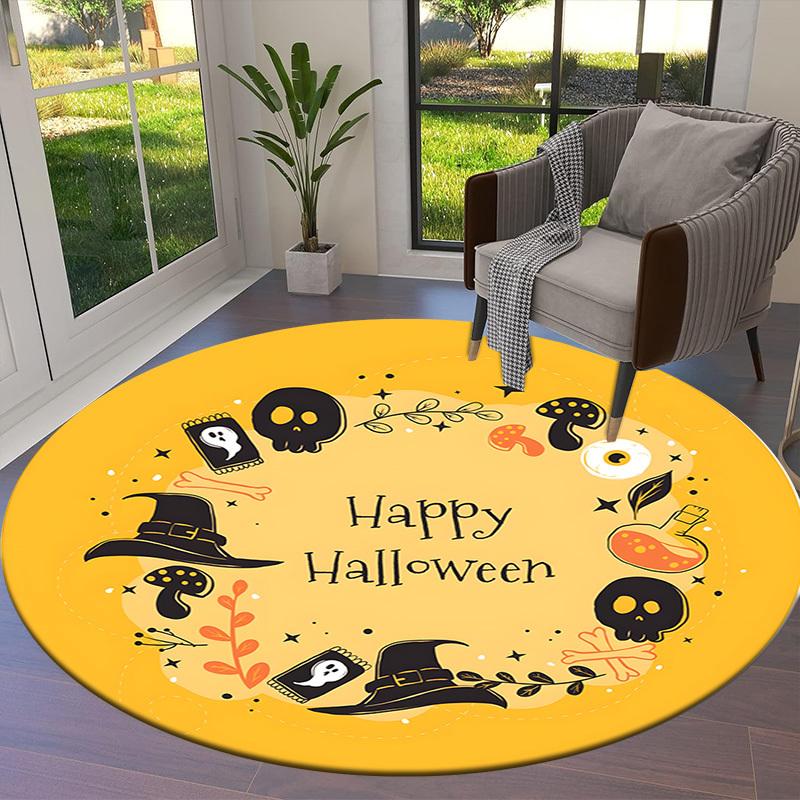 1pc Office Carpet Chair Mats Halloween Party Decorations Perfect for Decorating Office Chairs, Living Rooms, Or Bedrooms.YDT064