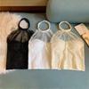 Slim Fit Lace Camisole Hollow Suspender Vest Streetwear Lace Halter Corset  Ladies