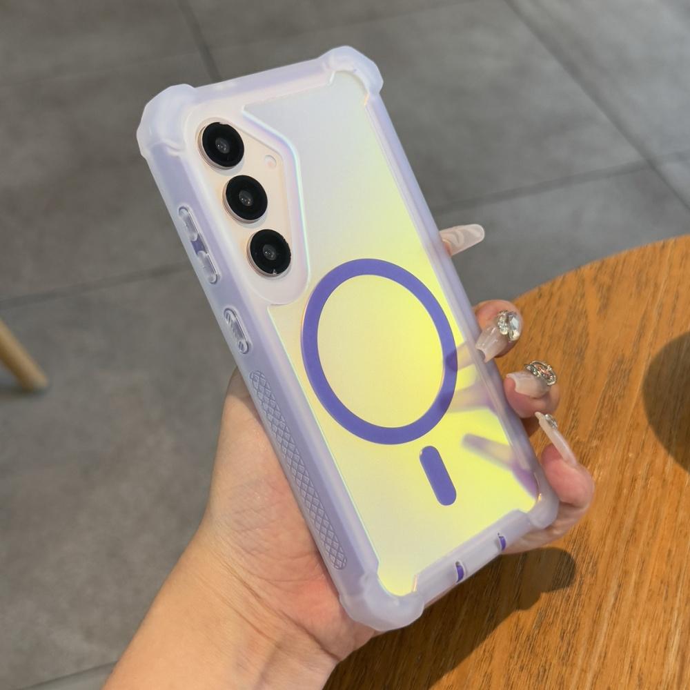 Heavy Duty Thickened Shockproof Magnetic Laser Case For Samsung S25 Ultra S24 S23 Plus Wireless Charging Military Armor Cover