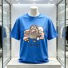 Sorry Im Busy Cat Playing Games With Headphones Unisex T Shirt High Quality Brand Clothing Loose T Shirts Cotton Shirt Tops Couple
