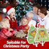 30pcs Christmas Lollipop Card Xmas Tree Candy Holder Card Sweet Sugar Packaging Decoration New Year Party Kids DIY Gift Supplies