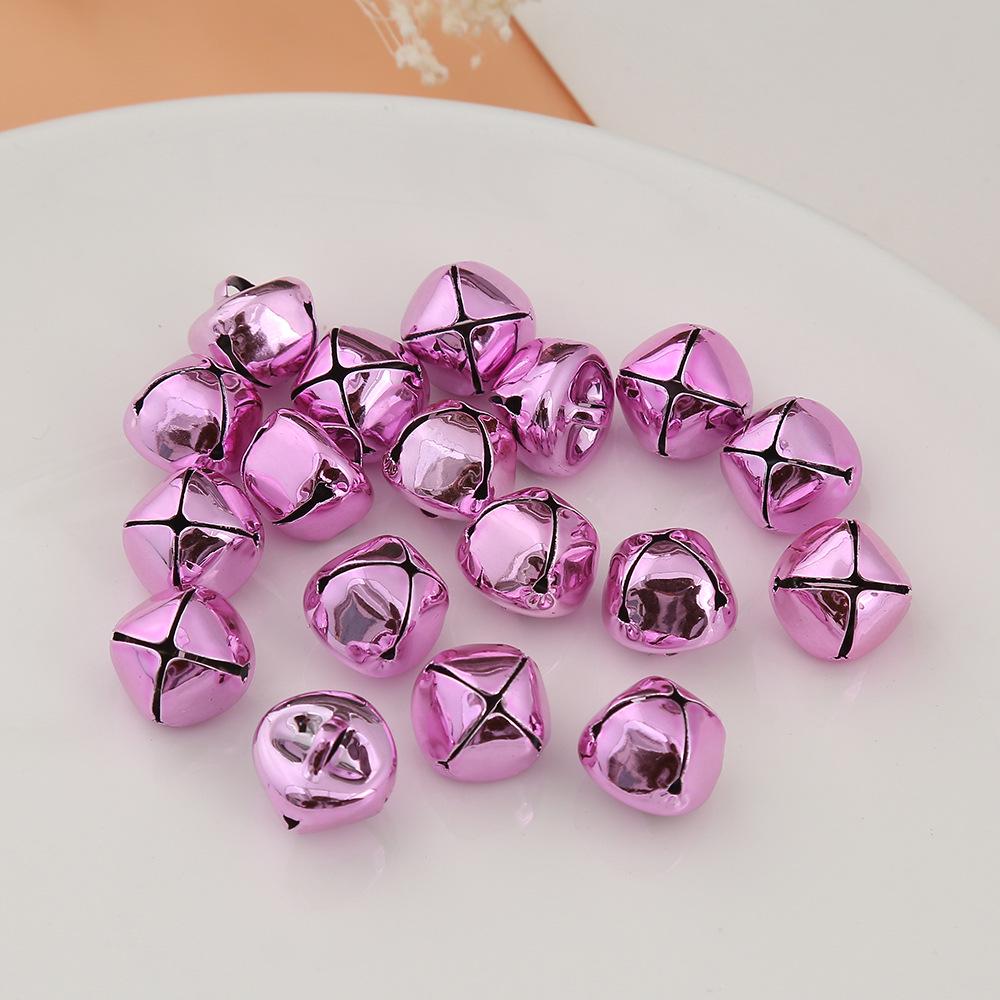 Eco-Friendly Colored Christmas Tree Bells - Vacuum Plated DIY Craft Accessories