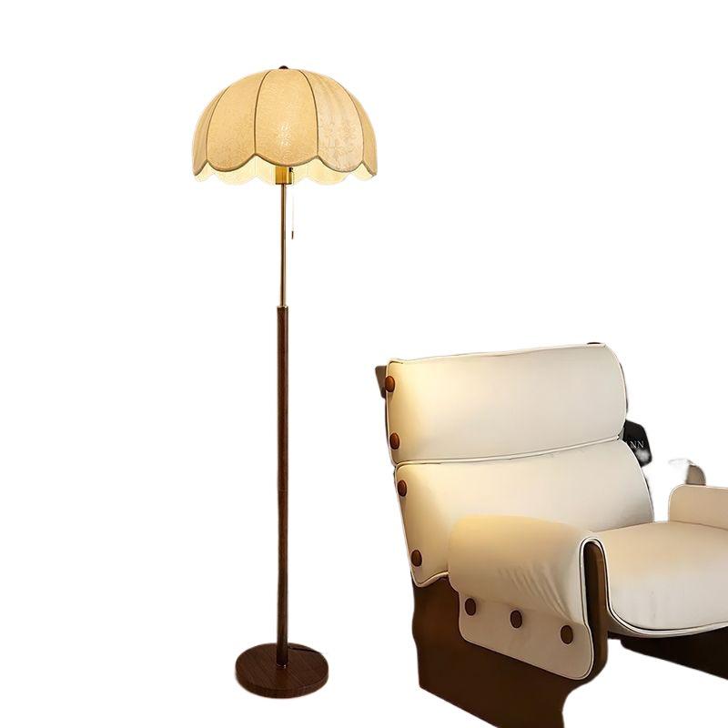 Retro Vintage Floor Lamp - Minimalist Design for Living Room, Sofa, or Bedroom; Offers Decorative Atmosphere and Eye Protection.