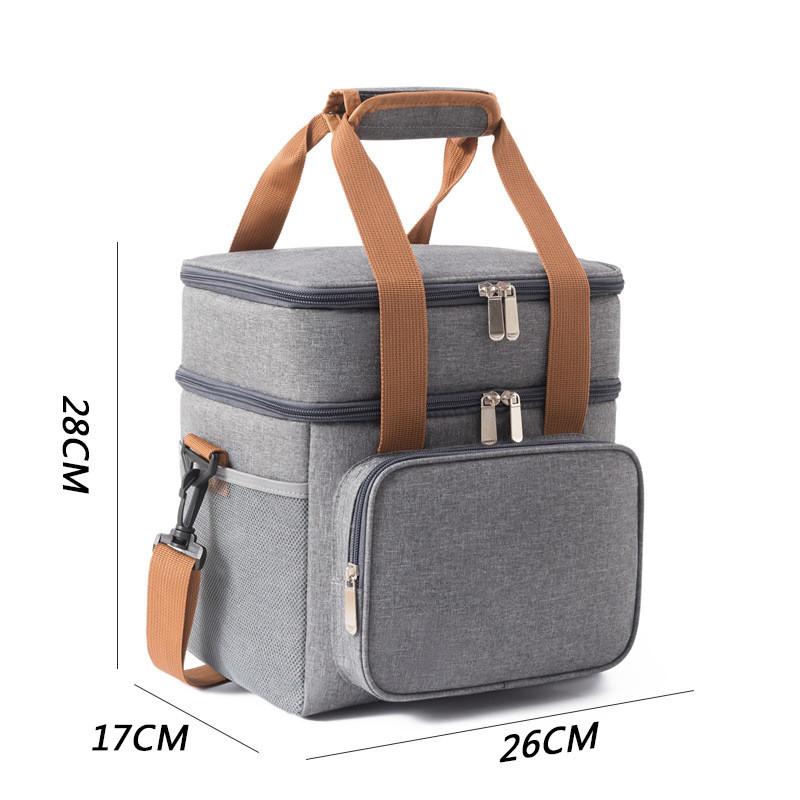 Portable Oxford Fabric Cooler Bag With Insulation And Water Injection For Outdoor Use