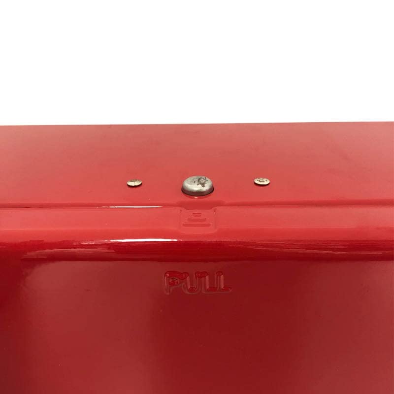 Dulton Tissue Dispenser Red Steel Paper Holder Box Height 145 Width 260 Depth 125mm 100-160NRD