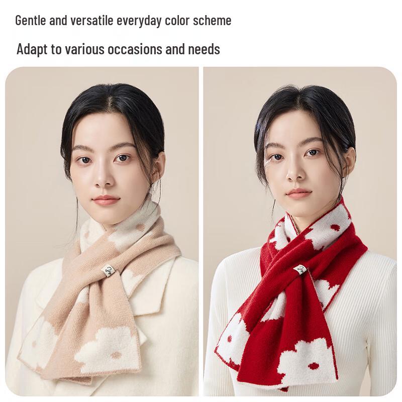 Hengyuanxiang Women's 100% Wool Warm Scarf