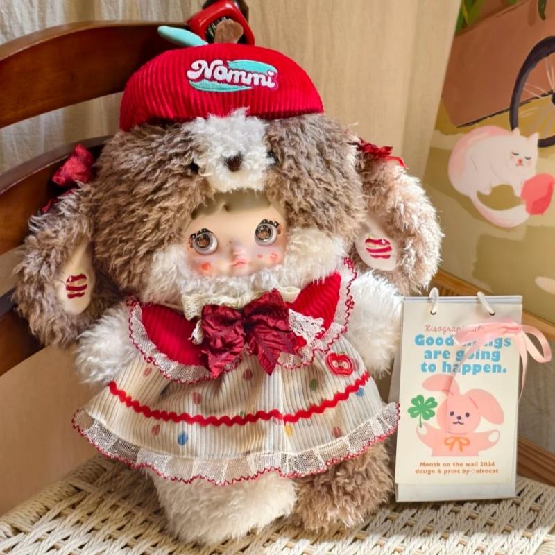 Apple Nommi 400% Limitierte Vinylpuppe Desktop Kawaii Anime Figur Modell Ornament Sammlerstück Freunde Geburtstagsgeschenke