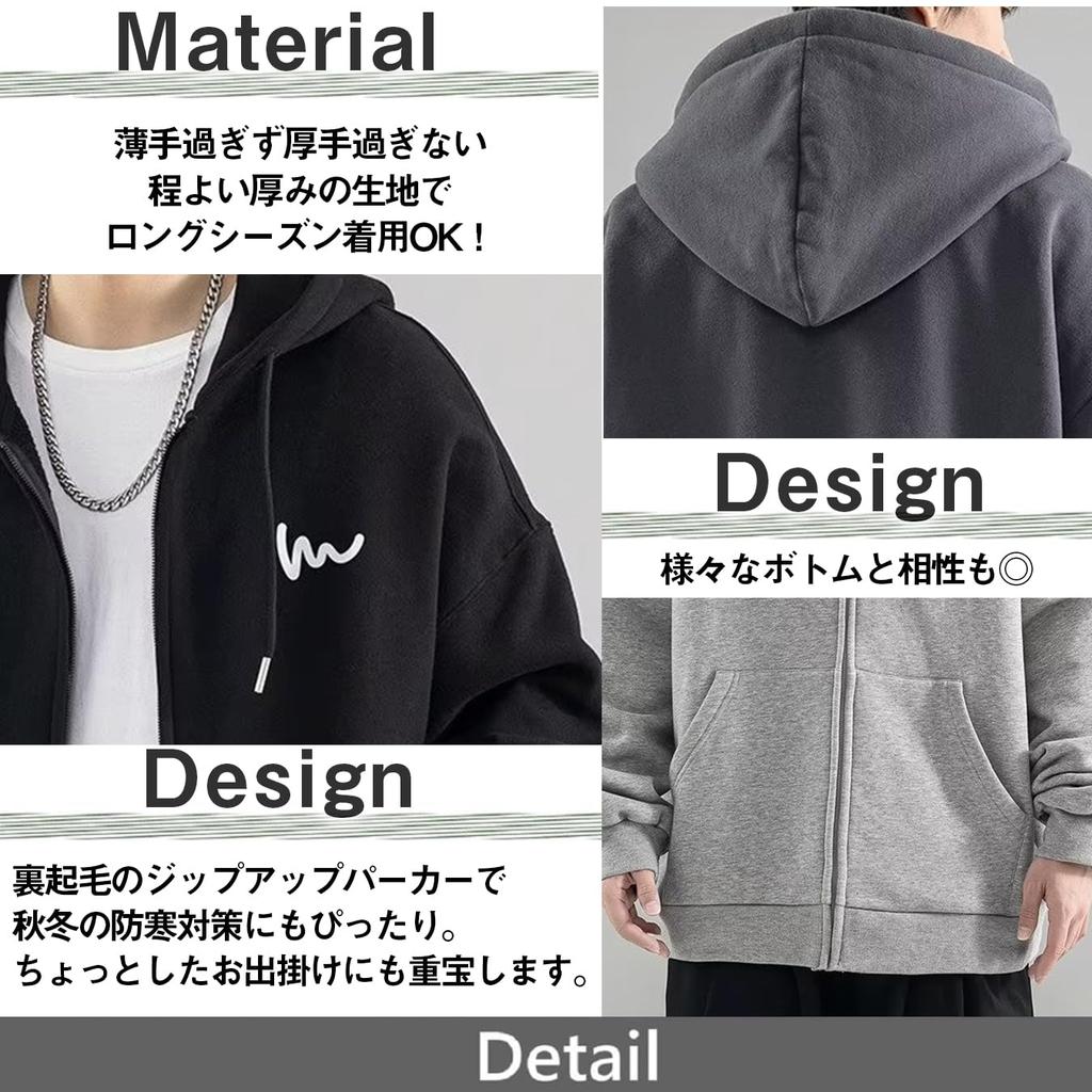 Long Fleece Upper Warm Mountain Kangaroo Pocket Design Design Sleeve Rib Mountain Climbing Active [NEKORA] Men's Parka, Zip-up, Hooded, Outerwear,