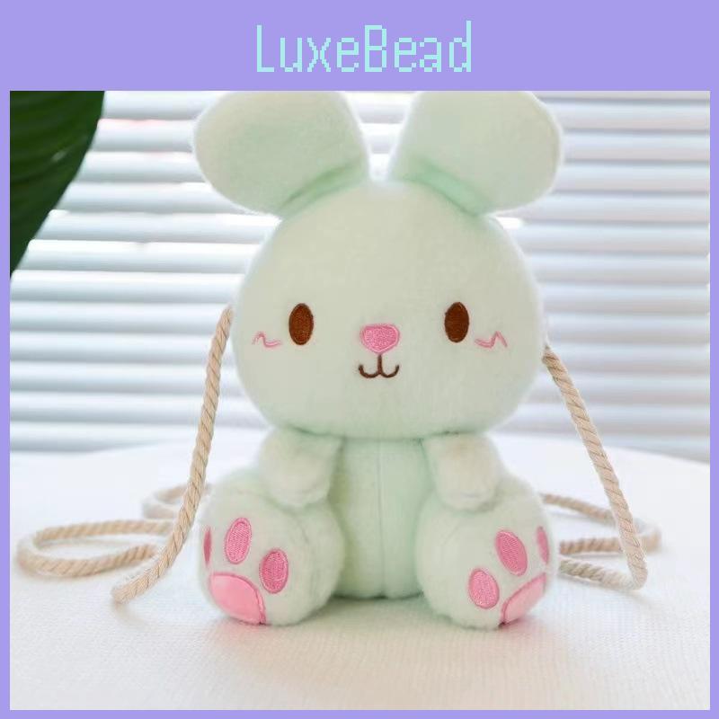 Cartoon Cute Children Plush Rabbit Bag Girls Go Out Travel Doll Crossbody Bag