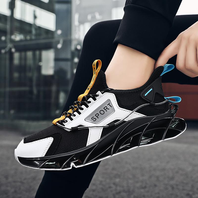 Herenschoenen plusmaat Mesh Mode Blade Buitenzool Sneaker Student Mode Hardlopen Herenschoenen
