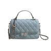 2024 Women's Fashion Diamond Pattern Chain Crossbody Bag - High-End Small Square Handbag